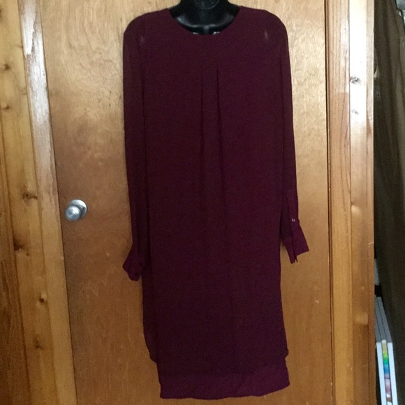 VINCE Double-layer Shirt Dress - Picture 4 of 7